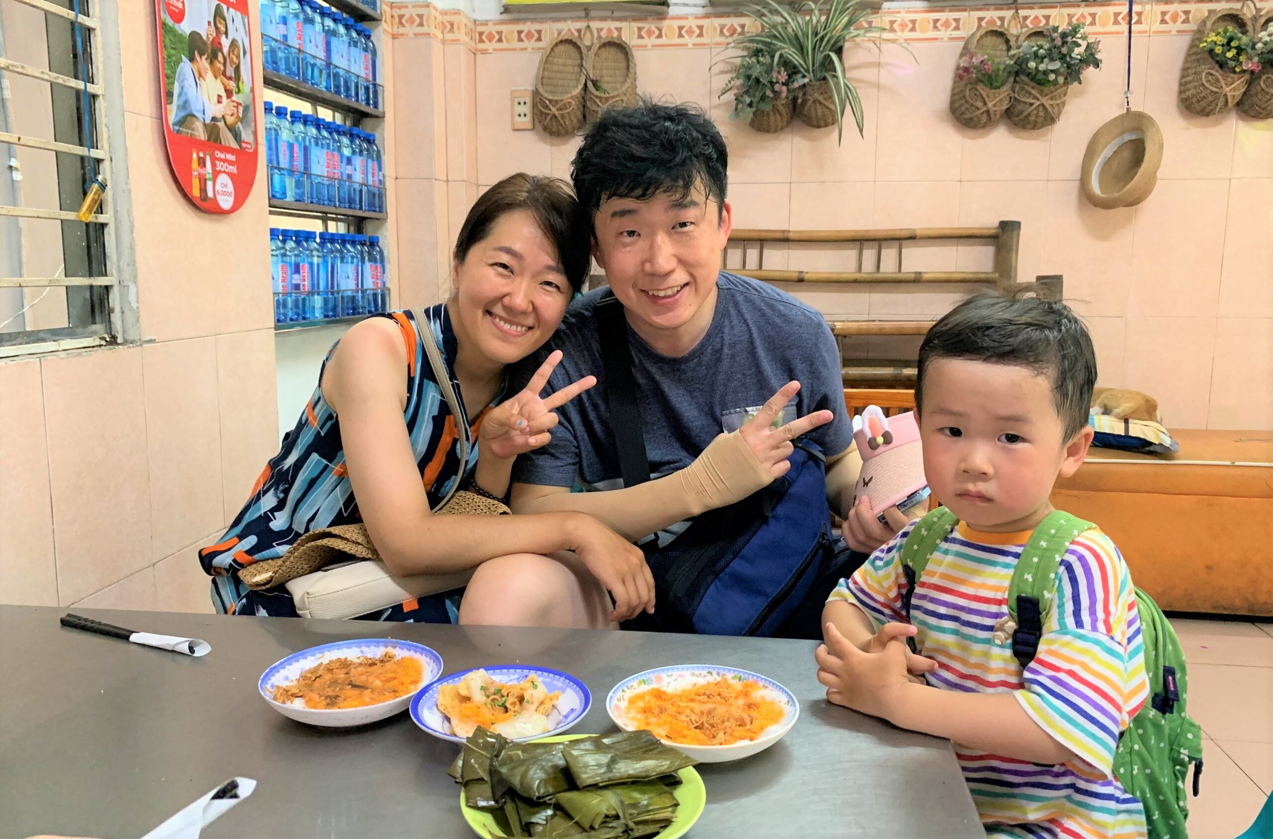 Traditional Vietnamese street food in Da Nang night market