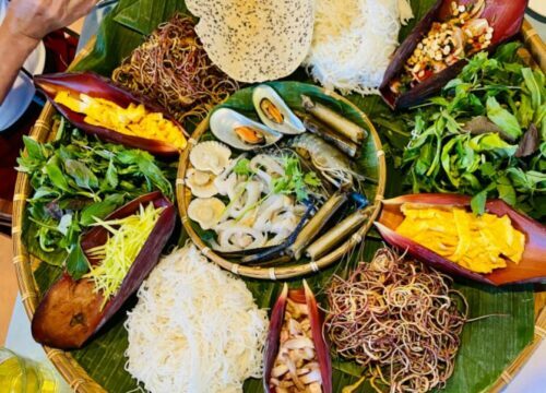 Traditional Vietnamese dishes representing Da Nang