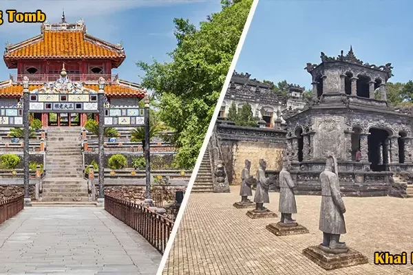 Exploring the ancient architecture and cultural heritage sites of Hue, Vietnam.