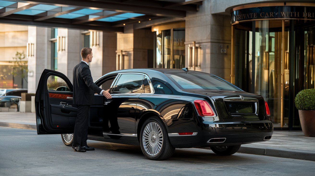 Private car with driver
