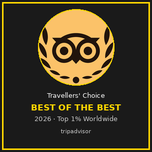 TripAdvisor Travellers' Choice Best of the Best 2026 — Jolie Cooking Class top 1% worldwide